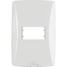 Mec-tronic mec plus - placa 4 x 2 horizontal - 1 modulo