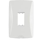 Mec-tronic mec plus - placa 4 x 2 vertical - 1 modulo