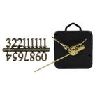 Mecanismo Relógio Número E Ponteiro Pequeno Dourado 10 Kits Mecanismo Relógio Número E Ponteiro Pequeno Dourado 10 Kits