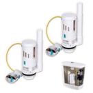 Mecanismo Reparo Caixa Acoplada Kit 2 Uni Assento Sanitario Valvula Caixa Botao Descarga Banheiro Acessorgienico Mecanismo Reparo Caixa Acoplada Kit 2 Uni Assento Sanitario Valvula Caixa Botao Descarga Banheiro Acessorgienico