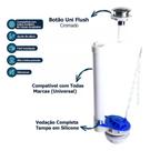 Mecanismo Saída De Agua Reparo Caixa Acoplada Universal Com Válvula De Descarga Smart Deport