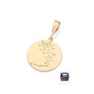 Medalha Borboletas Personalizável Banhada 542851 Rommanel