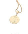 Medalha borboletas personalizável banhada a ouro 18k - tam.único 5428510000
