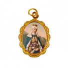 Medalha de Alumínio - Santa Isabel de Portugal (vendas por cento)