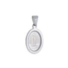 Medalha de Nossa Senhora de Fátima em Inox Gravada a Laser