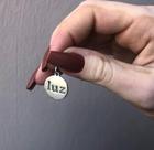 Medalha luz, em prata 925, 2,0cm