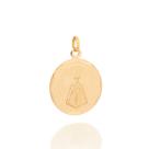 Medalha nossa senhora aparecida folheada 542287 Rommanel Medalha nossa senhora aparecida folheada 542287 Rommanel