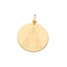 Medalha nossa senhora aparecida folheado 542322 Rommanel