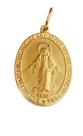 Medalha Nossa Senhora Das Graças em ouro amarelo 18k dupla face. ROSANGELA LIMA JOIAS