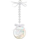 Medalhão de Berço para quarto de Bebê Meu Batizado com Oração Santo Anjo - Hug