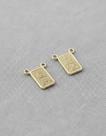 Medalhas Para Escapulário Tradicional 9x6 Fs Ouro 18k 750
