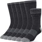 Medias térmicas Alvada Warm de lana con absorción de humedad en color carbón