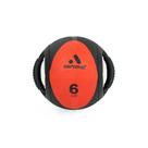 Medicine Ball Aeromat Dual Grip Power 2,7 kg/9 cm preto/laranja