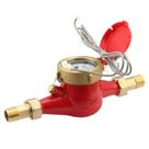 Medidor de água Wattlow DN20 3/4 NPT com latão para jardim ou fábrica