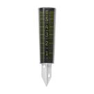Medidor de chuva Taylor 6" Glow-In-The-Dark montável preto verde