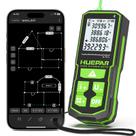 Medidor de Distância a Laser Huepar 120 m Bluetooth Laser Verde Medidor de Distância a Laser Huepar 120 m Bluetooth Laser Verde