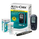 Medidor de Glicemia Roche Accu-Chek Active com 50 Tiras