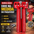 Medidor de Parafusos Métrico M2 a M10 Gabarito de Medição Ferramenta