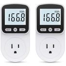 Medidor de potência Watt Meter Plug Home Energy Monitor, pacote com 2 Medidor de potência Watt Meter Plug Home Energy Monitor, pacote com 2
