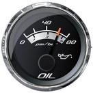 Medidor de pressão de óleo Faria Platinum 2 80 PSI