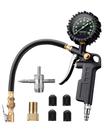 Medidor de pressão de pneu Inflator AstroAI 100 PSI com acessórios Medidor de pressão de pneu Inflator AstroAI 100 PSI com acessórios