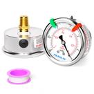 Medidor de pressão MEANLIN MEASURE -30inHg~0psi 1/4 NPT 2.5cm