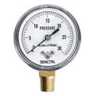 Medidor de pressão SENCTRL 0-30 cmH2O, baixa pressão, 2,5" Medidor de pressão SENCTRL 0-30 cmH2O, baixa pressão, 2,5"