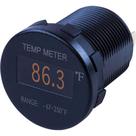 Medidor de temperatura Sea-Dog Round OLED Fahrenheit com chumbo de 1,8 m