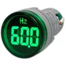 Medidor Frequencímetro Digital 22mm Verde AD22-22Hz-G de 0~99Hz Alimentação 20~400Vca