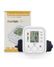 Medidor Pressão Digital Automático Monitor Cardíaco Pulso Portátil Visor LCD Grande Estojo