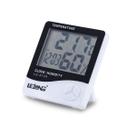Medidor Umidade E Tempertura Higrômetro Digital Com Relógio