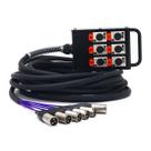 Medusa 6 Vias Montada com Conectores Amphenol 2 MT