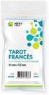 Meeple Vírus Tarot Francês 100 Sleeves Transparentes 61x112mm