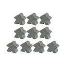 Meeples de Madeira 10 unidades 20x20x9mm Acessório de Jogo Ludens Spirit