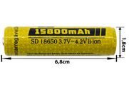 Mega Bateria Ultra Potente 18650 4,2V 15800mAh JWS até 11h Tecnologia Avançada Mega Bateria Ultra Potente 18650 4,2V 15800mAh JWS até 11h Tecnologia Avançada