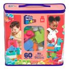 Mega Bloks Bolsa de Construção de 60 Peças Vermelho - DCH54 COR:Vermelho