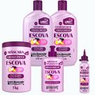Mega Kit Escova Gota Dourada Shampoo e Condicionador 430ml Máscara 1Kg Creme Pentear 320g e Tônico 100ml Mega Kit Escova Gota Dourada Shampoo e Condicionador 430ml Máscara 1Kg Creme Pentear 320g e Tônico 100ml