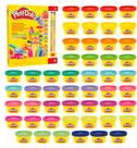 Mega pacote Play-Doh Modeling Compound, 100 minilatas, multicolorido