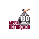 Mega Reforçado Saco De Lixo 100 Litros 100 Un Preto