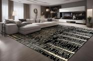Mega Tapete Marbella Elite Cyclone Black Nero 250x350 cm