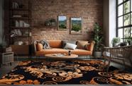 Mega Tapete para sala Marbella Elite BS Moderno Floral 250x350 cm