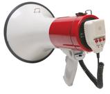 Megafone Califone PA25-R 25W com alcance de 140 m, plástico ABS