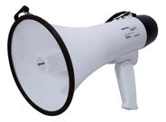 Megafone Com Microfone De Mão Gravador Sirene 15w Até 500mts Megafone Com Microfone De Mão Gravador Sirene 15w Até 500mts