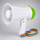 Megafone Portátil Mini com Sirene Amplificador de Voz Dobrável para Eventos e Recreação