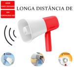 Megafone Portátil Recarregável Com Altifalante Integrado, Função de Gravação
