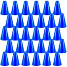 Megafones Cheer de plástico azul HSLCGF, 30 peças, 19x13 cm