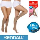 Meia 3/4 Feminina Modelo Sem Ponteira Kendall Com Média Compressão