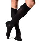 Meia 3/4 Masculina Actitud 15-20mmHg Fechada Preta Tam P