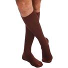 Meia 3/4 Sigvaris Cotton Comfort 20-30mmHg Fechada Marrom P2