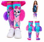 Meia 3D Infantil Cano Alto Pelúcia Cachorrinha Fashion Meia 3D Infantil Cano Alto Pelúcia Cachorrinha Fashion
